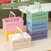Cesta de Compras Plegable, Cesta de Picnic, Cesta de Almacenamiento Plegable, Artículos Esenciales para Acampar al Aire Libre, Cesta de Compras Portátil para Supermercado