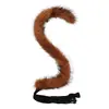 Cola de Animal de Peluche Realista Hecha a Mano Cola de Gato Accesorio de Cosplay para Eventos, Fiesta, Linda Cola de Chica Gato