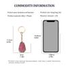 Llavero creativo de plástico con forma de arrecife hueco en forma de corazón ovalado para bolso de mujer, colgante para llaves, accesorios, regalos de vacaciones