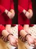 Pulseira Sino Larga Livrinho Vermelho 6mm com Rosa Espinhosa Novo Chinês Gelo Através Luxo Leve Estilo Nacional Pulseira de Beleza Maré Redonda.