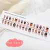 Coleção de Halloween Palhaço Sombrio Abóbora Rosto de Fantasma Baile de Máscaras Carnaval Doce Estilo Cool Festa Cosplay Unhas Usáveis