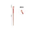 Cangzhou Set de Brochas de Maquillaje Set Completo de Brocha para Rubor de Pelo Animal, Brocha para Sombras de Ojos, Brocha para Sombras de Nariz, Set Detallado de Brochas de Maquillaje con Mango de Madera