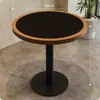 Mesas y sillas de estilo rústico para restaurantes de alta gama, cafeterías y restaurantes de fusión de moda y nicho que sirven cocina occidental, hechas de madera maciza
