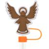 Amazon Hot Christmas Straw Cap Personalizado Soft Glue 10mm Straw Sleeve Party Straw Decorative Cap Capa de poeira