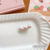 Lindo pasador de amor rosa dopamina rubor Serie de conejitos pinza de pico de pato dulce para todo tipo de flecos clip lateral