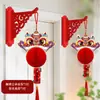 Adornos Colgantes de Linterna Año del Caballo 2026 Modelo Nuevo Decoraciones de Año Nuevo Decoraciones Colgantes Soporte para Colgar en Puerta Pared Decoración de Entrada de Año Nuevo
