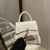 Bolso de Hombro Casual de Moda Texturizado para Viajero Tendencia Bolso con Cierre 2025 Retro Simple Hombro Cruzado Bolso Cuadrado Pequeño