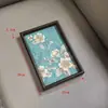Novos Ornamentos de Entrada Retrô Armazenamento de Chaves Bandeja de Madeira Bandeja de Armazenamento Criativa para Sala de Estar Bandeja de Joias