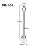 Vibrador Metal Olho de Cavalo Sm Brinquedo Alternativo Massageador de Próstata Dispositivo de Masturbação Masculina Bastão de Expansão Uretral Masculino