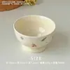 Hermoso tazón de cerámica para arroz para uso doméstico, nuevo modelo 2026, tazón para avena y yogur, alto valor estético, tazón grande para sopa y fideos