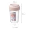 Vaso Batidor Adecuado para Reponer Energía Física Proteína en Polvo Vaso para Batidos Vaso para Té de Leche Vaso para Yogur con Enzimas Vaso para Batidos con Tapa