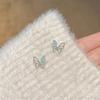Aretes de perlas con aguja 925 para mujer, colgantes en la parte trasera, estilo ins, nuevo estilo caliente, modernos, lisos, circulares, nicho, aros para la oreja, venta al por mayor