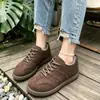 2026 Dropshipping Transfronterizo Zapatos de Entrenamiento Alemanes para Mujer Invierno Forrados de Lana Tenis Engrosados Exportación Talla Grande Cómodos Planos Slip-Ons
