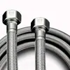 Manguera de entrada de agua de acero inoxidable 304 para calentador de agua, manguera doble para agua fría y caliente, conexión de alta presión para inodoro, 4 ramales, cadena de suministro de fábrica
