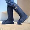 Cobre-sapatos de chuva estilo novo à prova d'água antiderrapante estilo masculino e feminino cano alto espessado resistente ao desgaste tamanho grande estilo adulto sapatos de chuva impermeáveis