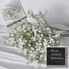 Estilo Nórdico Gipsofila Simulada Flor Artificial Flor de Plástico Ornamentos Decoração de Casamento Flor de Segurar Cola Macia Sensação na Mão Gipsofila