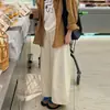 Pantalones anchos de estilo japonés color caqui para maternidad para mujer, estilo fino de verano, pantalones cortos casuales y relajados, pantalones cargo