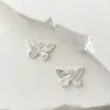 Liga antiga sensação fria pingente de borboleta acessórios para joias diy pulseira antiga colar corda materiais artesanais