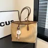 Bolso de Mano Transfronterizo de Gran Capacidad para Mujer 2025 Nuevo Estilo Coreano Versátil Bolso Tote para el Trabajo Bolso de Hombro de Moda