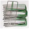 Pregos de Solo em Forma de U para Jardinagem e Paisagismo, Pregos de Gramado de Arame de Aço Galvanizado, Pregos de Fixação de Plantas para Lona de Cobertura de Estufas, Essencial para Jardinagem