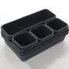 Caja de Almacenamiento Tipo Cajón de Plástico Organizador Multifuncional para Cosméticos con Compartimentos de Combinación Libre para Cosméticos y Almacenamiento de Cocina