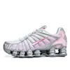 Zapatillas de correr Shox TL transfronterizas para hombre y mujer, zapatillas deportivas transpirables de bajo perfil con absorción de impactos, zapatillas casuales en blanco y negro para hombre y mujer