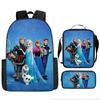 Al por mayor productos nuevos transfronterizos Mochila escolar para niños de primaria y secundaria Frozen Blancanieves conjunto de tres piezas