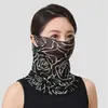 Véu Protetor Solar Seda Gelada Proteção Solar Facial Completa Lenço Feminino Verão Máscara Facial Respirável Anti-UV Estilo Fino Proteção do Pescoço Aquecedor de Pescoço Polaina