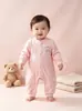Enterizo para bebé Tongtai para primavera y otoño, algodón puro, ropa unisex para bebé, mameluco para recién nacido, pijama de manga larga