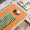 Alfombrilla de ratón de cuero, tamaño grande, diseño premium, impermeable, adecuada para uso en oficina, computadora, laptop y teclado en escritorios
