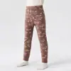 26 pantalones nuevos de otoño para niños, con estampados de dibujos animados, pantalones largos, adecuados para niños mayores, cómodos para usar en casa y para dormir, con cintura alta elástica y diseñados para mantener a los niños abrigados