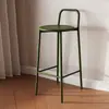 Cadeira de Bar para Exterior de Designer Minimalista Moderno Nórdico de Luxo Leve, Banco Alto para Bar Doméstico, Banco Alto da Moda com Encosto para Lazer