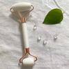 Rodillo de Jade Transfronterizo Masajeador Cuidado Facial Belleza Raspado Cristal Rosa Rodillo Masajeador de Doble Cabezal Rodillo de Jade