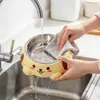 Tigela para Pet Cachorro Grande Capacidade Aço Inoxidável Tigela de Comida Antiderrapante Antiderrapante Tigela para Gato Proteção do Pescoço do Cachorro Suporte Alto Tigela para Cachorro Atacado