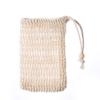 Suministro Directo de Fábrica Nueva Red de Espuma de Yute Ramio Bolsa de Jabón Hecha a Mano Bolsa de Jabón Colgable para Baño Doméstico