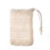 Bolsa de cáñamo puede colgar bolsa de yute hecha a mano proveedor directo fabricante baño jabón doméstico cordón red espumosa jabón nuevo