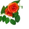 Simulação Victoria rosa bicolor pendurado na parede em estoque simulação flor rosa pendurado na parede decoração de casamento para casa