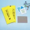 Kit de herramientas para película de teléfono móvil chino e inglés, película templada, bolsa de alcohol seca y húmeda, parche de eliminación de polvo, juego de tres piezas de limpieza y limpieza