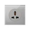 Enchufe de pared británico de dos posiciones con interruptor Panel de enchufe estándar británico de Hong Kong Enchufe estándar británico 146