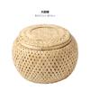 Bule de Chá de Bambu Pequeno Bule Tuo Pu'er Caixa de Presente Tamanho Pequeno Cesta de Bambu Pote de Armazenamento de Lanches Doces Nozes