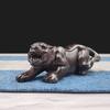 Huali Tigre Madera Maciza Animal Tigre Tigre Shengwei Adornos Tallados a Mano Tigre del Zodíaco Productos de Madera Talla de Madera Venta al por Mayor