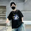 Nova Camiseta de Manga Curta Fina de Verão 2026 para Meninos Mais Velhos, Camiseta de Algodão Puro de Verão para Meninos