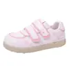 Novos Sapatos Femininos, Cor Sólida, Sapatos Simples de Velcro, Nova Moda Primavera, Sapatos Casuais Versáteis, Tênis Estilosos para Estudantes