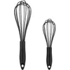 Nuevo Batidor de Huevos Manual de Acero Inoxidable y Silicona, Batidor de Crema, Herramienta de Repostería para el Hogar, Suministros de Cocina