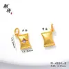 Esperando el estilo ins chino colgante de caramelo de diamante accesorios de joyería diy de oro vietnamita colgante de planeta rosa feliz