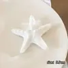 Pinza de Pato Grande de Estrella de Mar Simulada, Dulce Pinza para Flequillo Lateral Estilo Resort Costero, Pasador de Diadema para Fotos