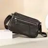 2025 Nuevo Bolso de Hombro Casual de Cuero de Vaca de Primera Capa para Mujer, Bolso Cuadrado Pequeño Elegante y Sencillo, Bolso Cruzado Versátil, Moderno