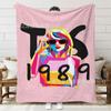 Manta de franela de la cantante Taylor Swift de 1989, regalo para amantes de la música, gran oferta transfronteriza