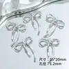 Serie de moños con sensación fresca, colgante de aleación, colgante, accesorios para pulsera de cuentas hechas a mano, collar, pendientes, DIY
