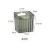 Cesta de Almacenamiento para Jengibre y Ajo Estante de Almacenamiento Cesta Colgante Cocina Jengibre Ajo Artículos de Baño Cesta Montada en la Pared Caja de Almacenamiento de Escritorio